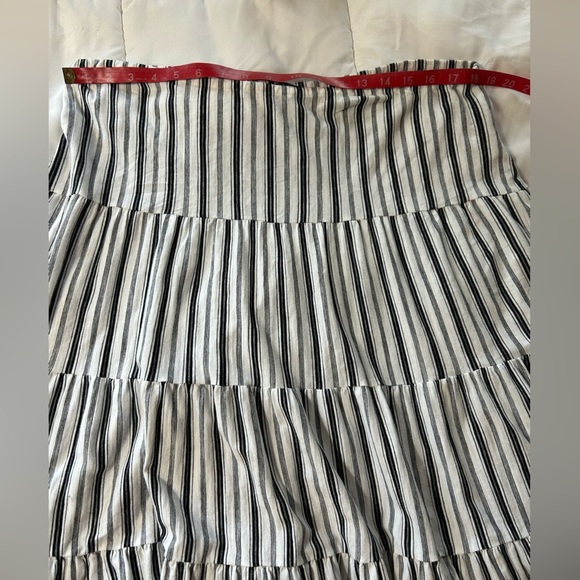 Ralph Lauren Tiered Maxi Skirt Women's XL Striped - Picture 5 of 8